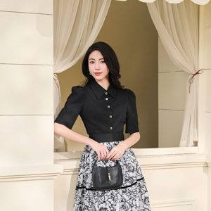 The Puffed Cotton Silk Cropped