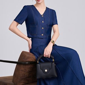 The Silk Denim Set